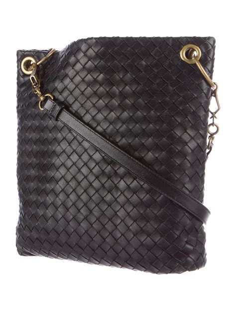 bottega veneta intrecciato crossbody bag